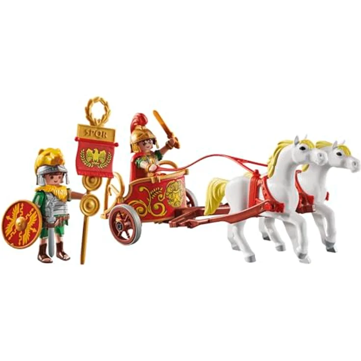 Playmobil® Konstruktions-Spielset Römischer Streitwagen (71543), Asterix, (31 St), Made in Europe – Bild 8