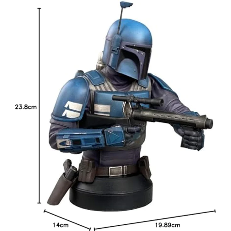 Diamond Select Star Wars The Mandalorian Bust 1/6 Death Watch, limitierte Polystone Büste, 18 cm, handnummeriert, mit Echtheitszertifikat – Bild 9