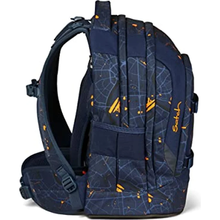 Satch Pack Schulrucksack Set 3tlg. in Urban Journey mit Schlamperbox und Sportbeutel, 30 Liter Volumen, 100% recyceltes Material, reflektierende Elemente – Bild 3