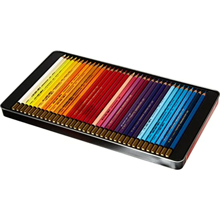 KOH-I-NOOR Mondeluz Aquarell-Buntstifte, 72er Set im Metalletui mit vielfältigen Farbnuancen – Bild 3