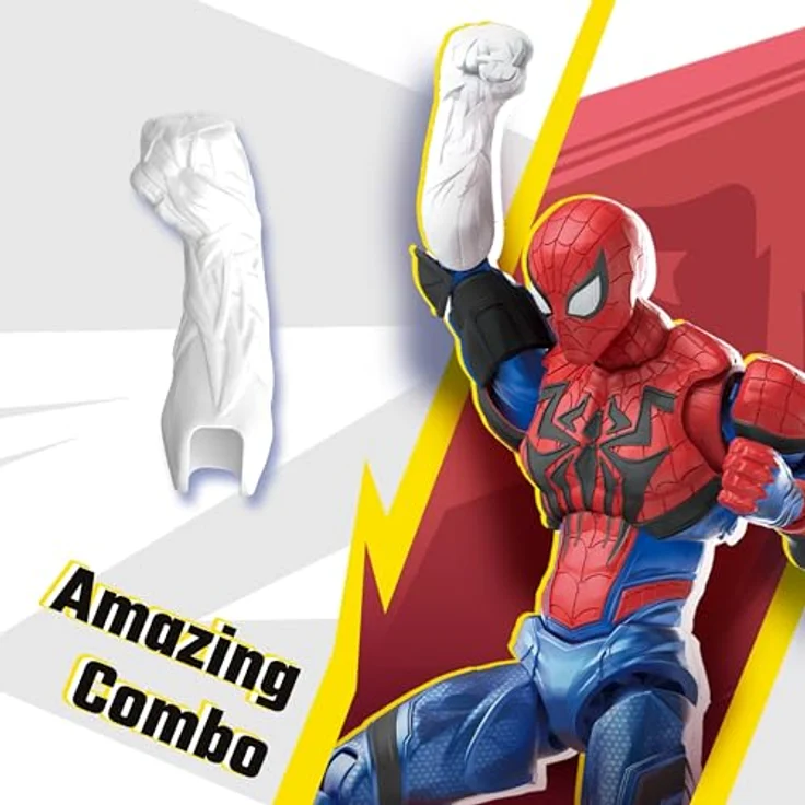 Blokees Marvel Rivals Spider-Man Modellbausatz, 15-16 cm, Artikuliert, Mehrfarbig, inkl. Sockel – Bild 13