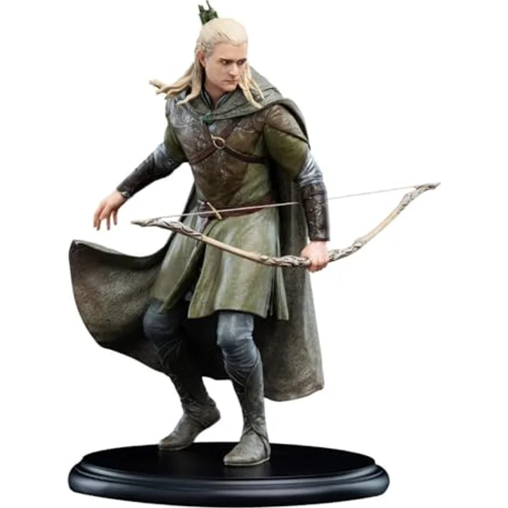 Weta Workshop Herr der Ringe Mini Statue Legolas, detailreich, 16 cm, aus hochwertigem Resin – Bild 2