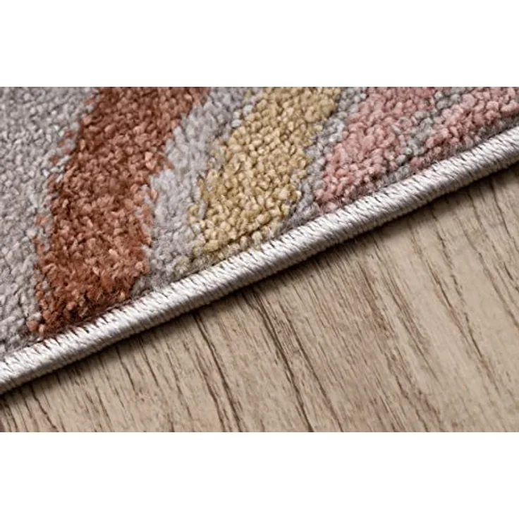 rugsx FUN Sweety Kinderteppich, Einhorn-Regenbogen Muster, beige, 80x150 cm, 100% Polypropylen, pflegeleicht, für Fußbodenheizung geeignet – Bild 5