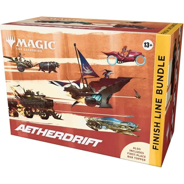 Wizards of the Coast Magic: The Gathering Aetherdrift Finish Line Bundle - Englisch, Bundle mit Erster-Platz-Box-Topper und Foilkarten – Bild 1