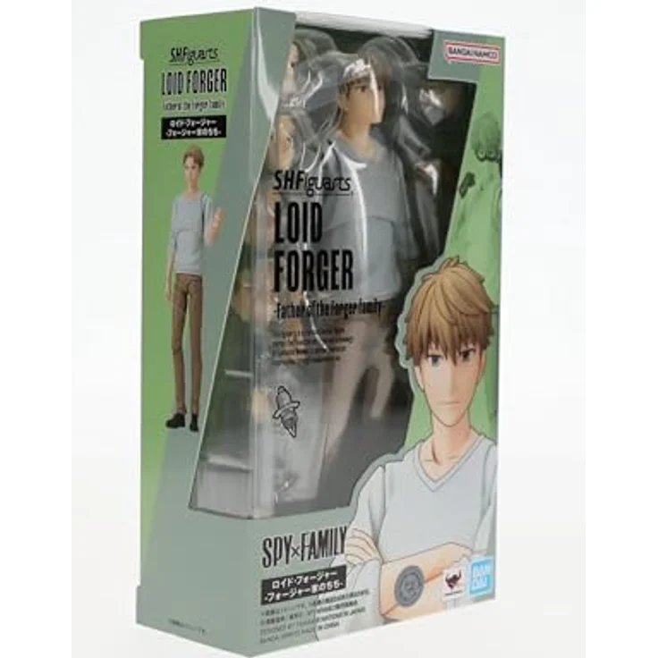 TAMASHII NATIONS BANDAI Spy x Family Figur S.H. Figuarts Loid Forger Vater der Fälscherfamilie 17 cm, Strapazierfähige Sammelfigur in guter Qualität – Bild 3