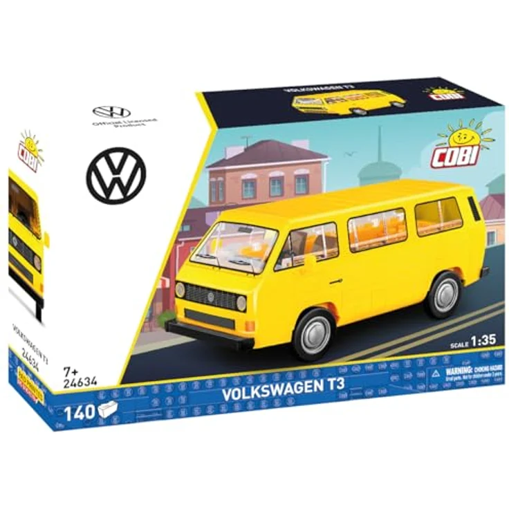 COBI Volkswagen Transporter III (T3) 1979, Modellfahrzeug aus Bausteinen, made in EU – Bild 2