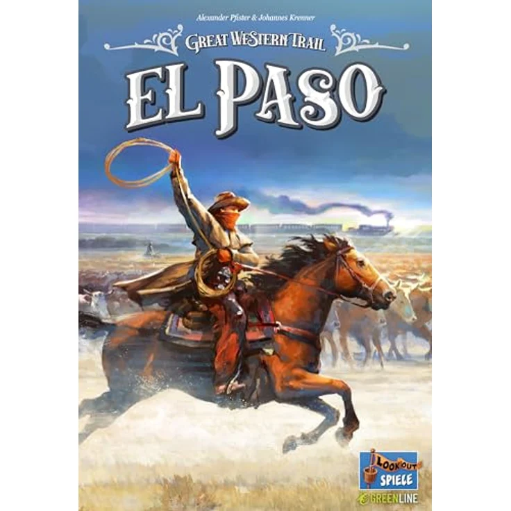 Lookout Great Western Trail: El Paso, Kennerspiel für 1-4 Spieler, ab 12 Jahren, 60-90 Minuten Spielzeit, deutsche Ausgabe – Bild 2