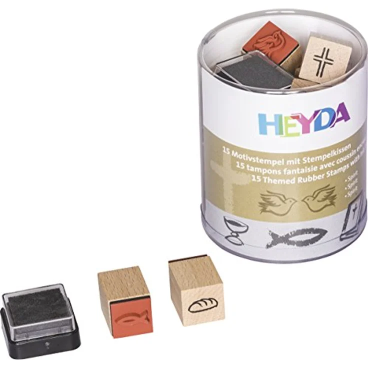 Heyda 204888483 Heyda 204888483 Stempel-Dose (Spirit) Motivgröße: ca. 1,5 x 1,5 cm – Bild 2