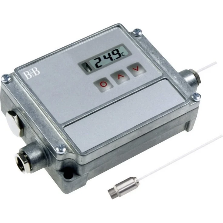 B + B Thermo-Technik 0560 0447-21 Infrarot-Thermometer, Optik 2:1, Messbereich -40 bis +600 °C, programmierbar, robust und wasserfest