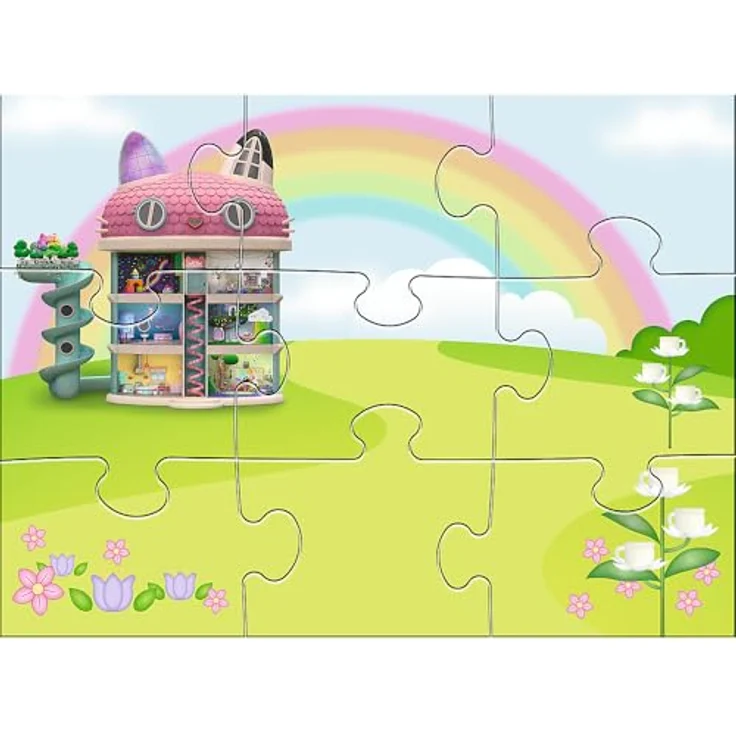 Trefl Primo Magnetic Puzzle Set – Gabby's Dollhouse, 270 x 200 mm, mit farbigen Magneten und 12 Inspirationskarten für Kinder ab 3 Jahren – Bild 5