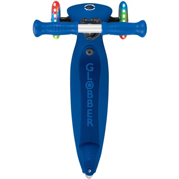 authentic sports & toys Globber Go-Up Active Lights 3-in-1 Kinderfahrzeug / Dreirad, Laufrad und Scooter, mit batterielosen LED-Leuchtrollen, in Zweifarben-Design – Bild 9