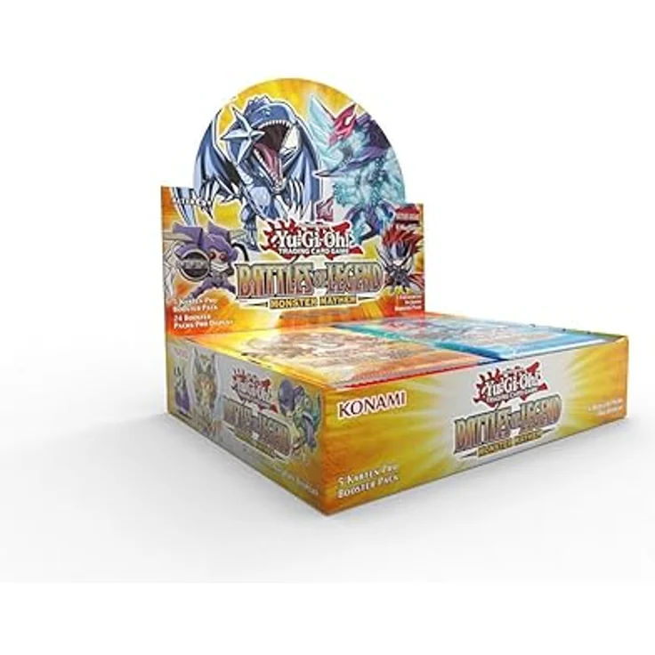 Konami Yu-Gi-Oh! TRADING CARD GAME Battles of Legend: Monster Mayhem 1.Auflage, Booster Display mit 24 Packs, inklusive neuen Chibi-Karten und Ultra Rare-Varianten – Bild 1