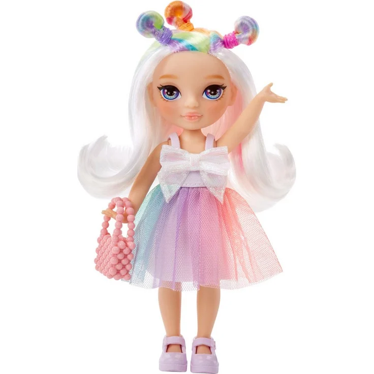 Rainbow High Anziehpuppe Rainbow High Littles Dolls - Opal (Rainbow) - Miniatur-Puppe mit passenden Accessoires und süßem Miniatur-Haustier – Bild 1