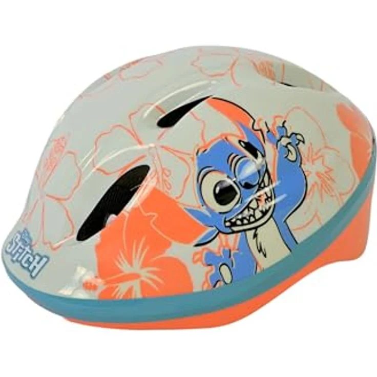 Fahrradhelm Kinder | Kinderhelm 3 Jahre | Gr. 52-56 | 220g Leicht | EPS Schaum | Klickverschluß & Belüftungsöffnungen | Sicher & Stylisch | TÜV/GS & CE EN 1078 geprüft (Disney Stitch) – Bild 2