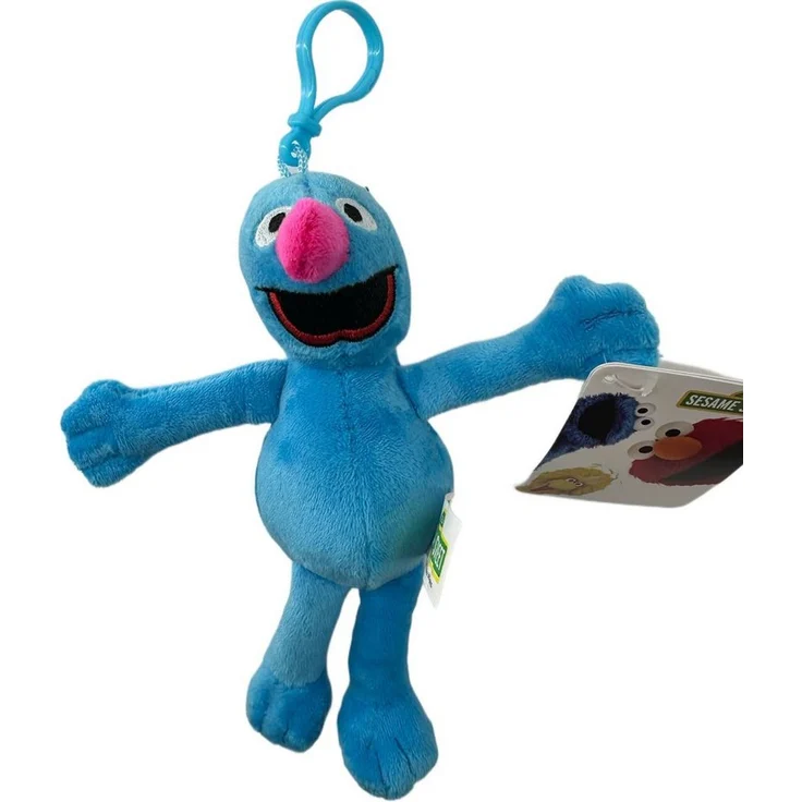 Sesamstrasse Kuscheltier Sesamstrasse Kuscheltier Grobi Kuscheltier blau Plüsch Figur 20 cm (1-St), Super weicher Plüsch Stofftier Kuscheltier für Kinder zum spielen - Preisvergleich