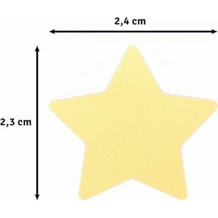 Vaessen Creative 21435-019 Motivstanzer M Stern, 2,5 cm, Metall und Plastik, lila, für Scrapbooking und Geschenketiketten – Bild 3