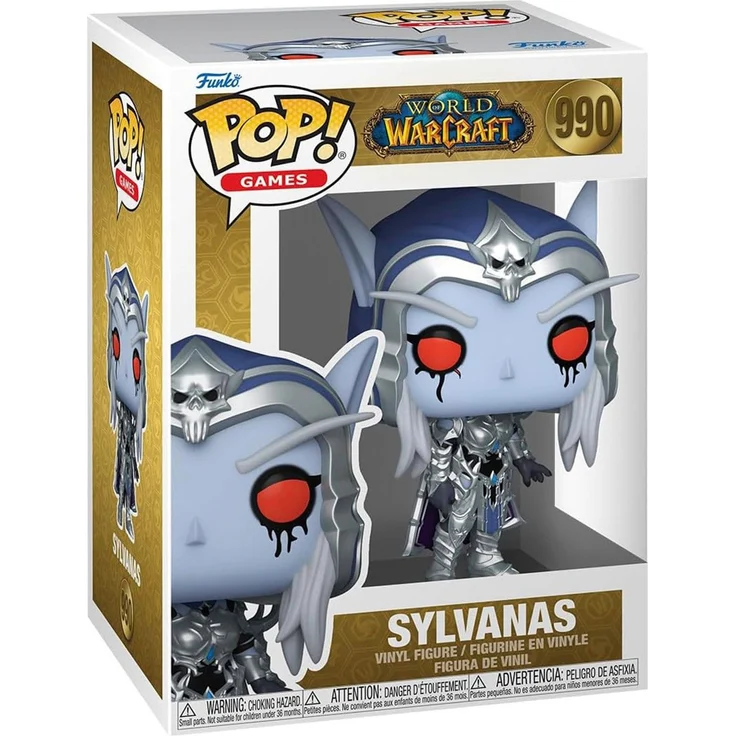 Funko Pop Sammelfigur Sylvanas Windrunner, World of Warcraft Sammelfigur, 9,5 cm, mit detaillierter Rüstung in Schwarz – Bild 1