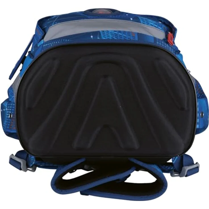 DerDieDas ErgoFlex Light Set, 6-teiliges Schulranzen Set mit ergonomischem Design, reflektierenden Elementen, 22 Litern Volumen, blau – Bild 4