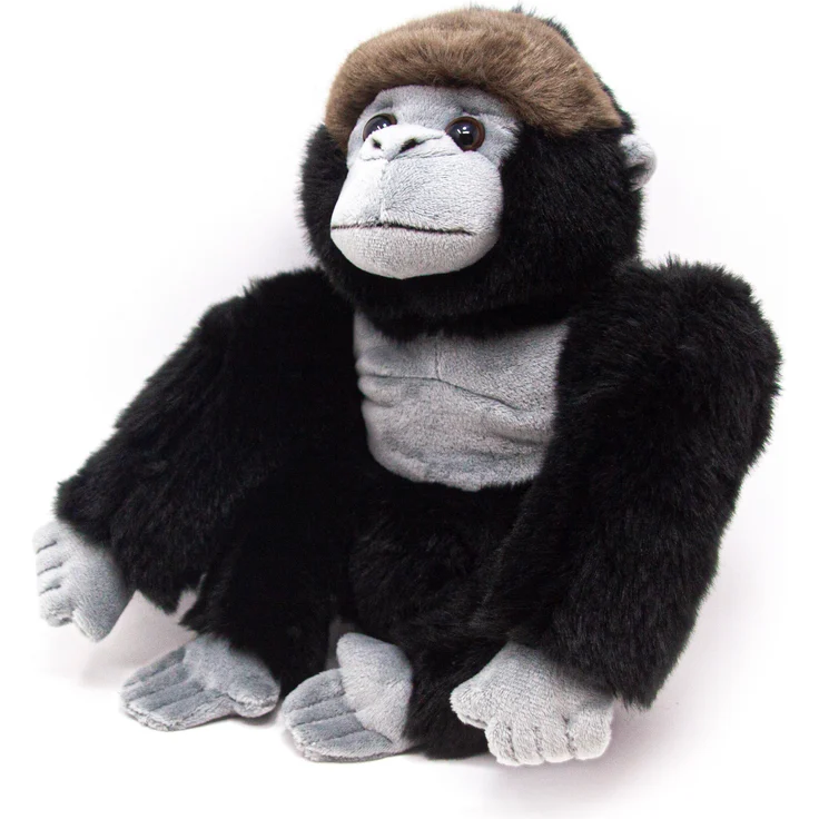 Nature Planet Kuscheltier Plan L Gorilla, extrem weiches Plüschtier für Kinder und Erwachsene