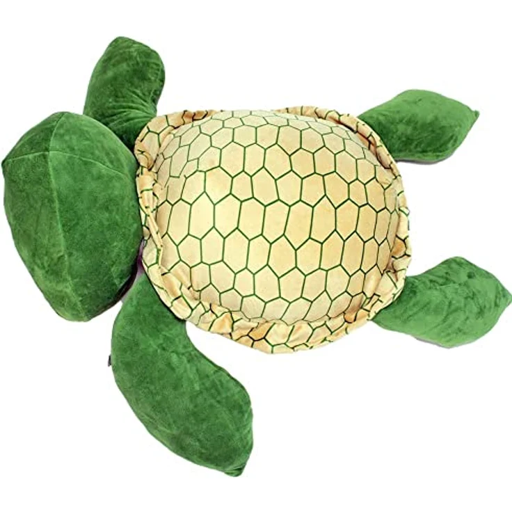 BEMIRO Plüsch Schildkröte XXL Siggi - ca. 64 cm, Schildkröte Kuscheltier, Schildkröte Kuscheltier XXL, Schuldkröte Kuscheltier groß, Kuscheltier Schildkröte – Bild 4