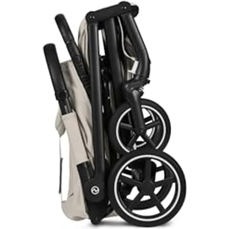 Cybex Beezy Buggy, Stadt-Buggy ab Geburt bis 4 Jahre (22 kg), kompakt faltbar, Dune Grey – Bild 4