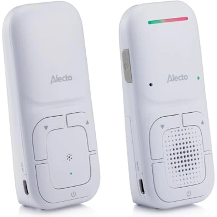 Alecto DBX130 DECT Audio-Babyphone - Full Eco-Modus, 300 m Reichweite, LED-Farbindikator, lange Akkulaufzeit - modernes Design, VOX-Funktion – Bild 2