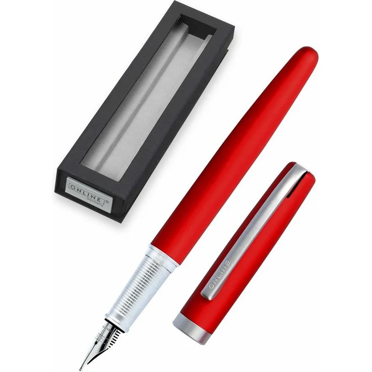 Online Pen Füller Eleganza, Patronenfüller aus Metall mit Iridium Feder, medium, in Geschenkbox – Bild 1