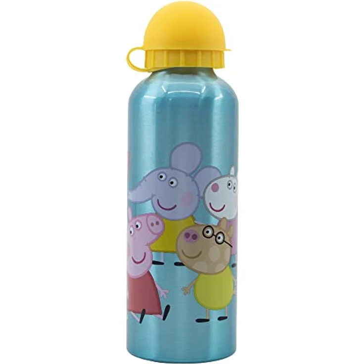 Stor 530ML Aluminiumflasche für Kinder, Peppa Pig, BPA-frei, wiederverwendbar, offiziell lizenziertes Produkt – Bild 2