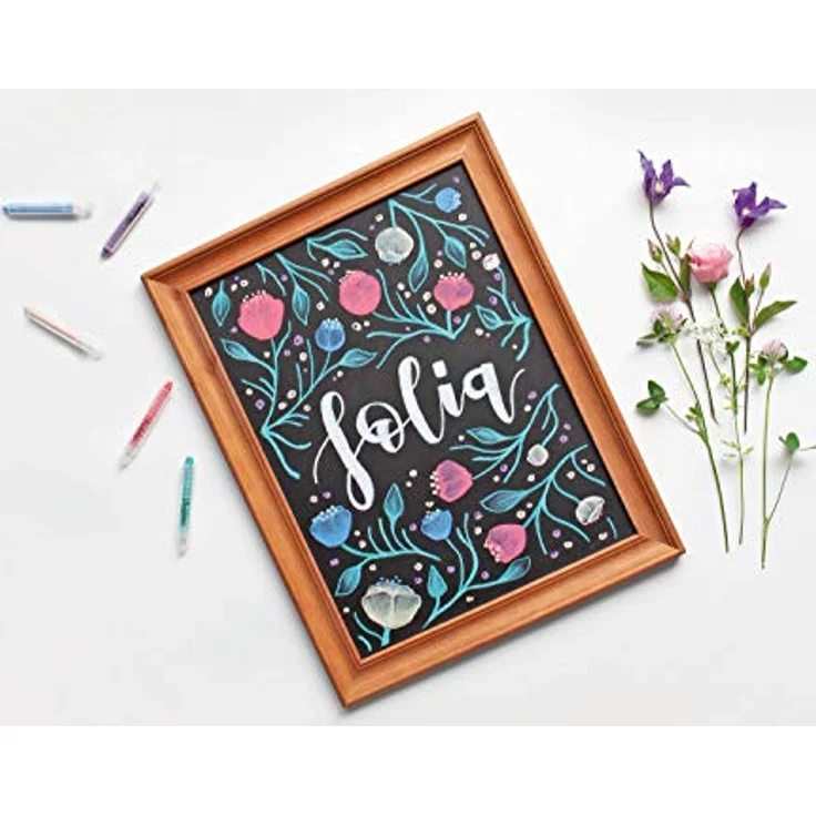 folia - Kreidestifte 6er-Set bunt sortiert – Bild 7