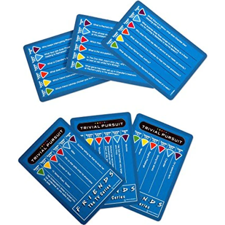 Winning Moves 27342 Friends Trivial Pursuit Quiz-Spiel – Bitesize Edition, Blau, Einheitsgröße – Bild 4