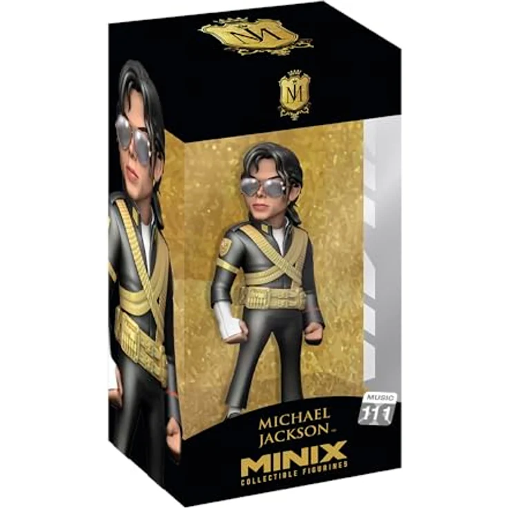 BANDAI Minix Sammelfigur Michael Jackson 10K, 12 cm, detailreiche Figur für Sammler und Musikfans, Geschenkidee – Bild 3