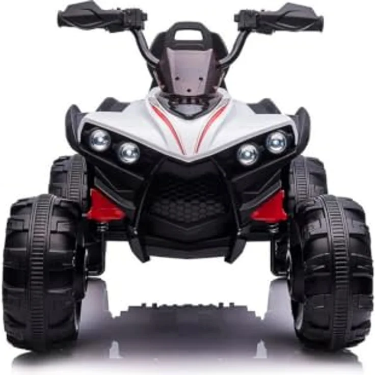 Chipolino Kinder Elektroquad ATV FX Sport, 2 Motoren, MP3-Anschluss, integrierte Lichter, weiß – Bild 3
