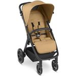 ABC Design Alltagsbuggy Avus – Handlicher und komfortabler Buggy für den Alltag mit flacher Liegeposition und kompaktem Faltmaß mit Transportsicherung – ab Geburt bis 22 kg (honey)