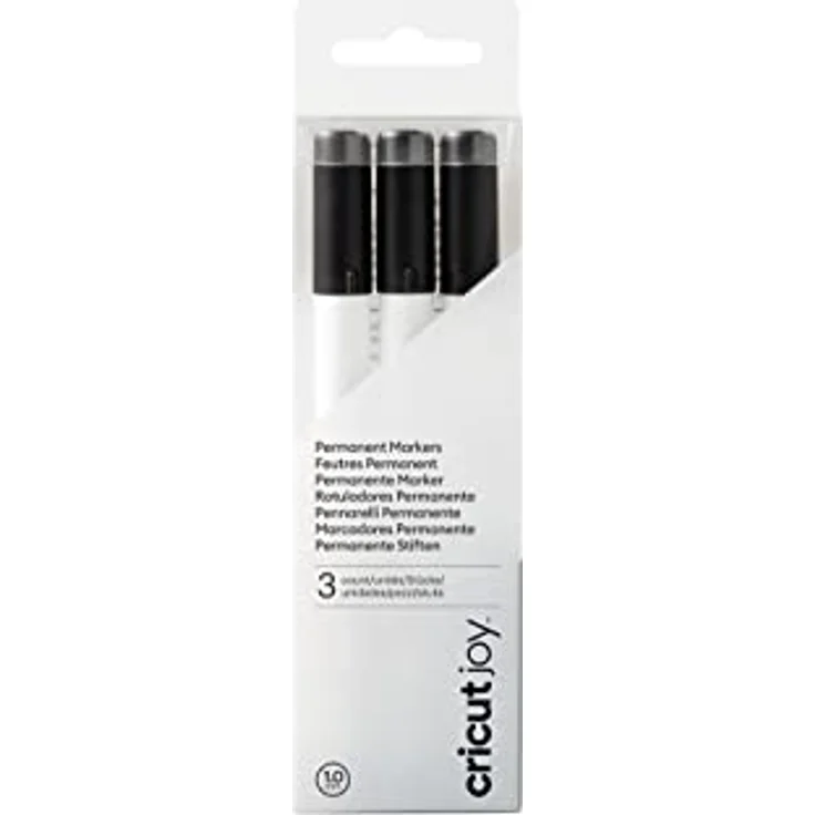 Cricut Joy Permanent Markers | Black | 3-pack | For use with Cricut Joy