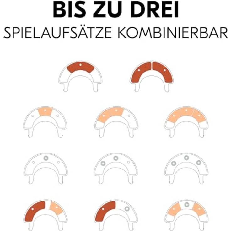 Hauck Greifspielzeug Play Catching S Fox, Aktivitätsring für Hochstühle mit süßen Spielelementen und sicherer Befestigung – Bild 7