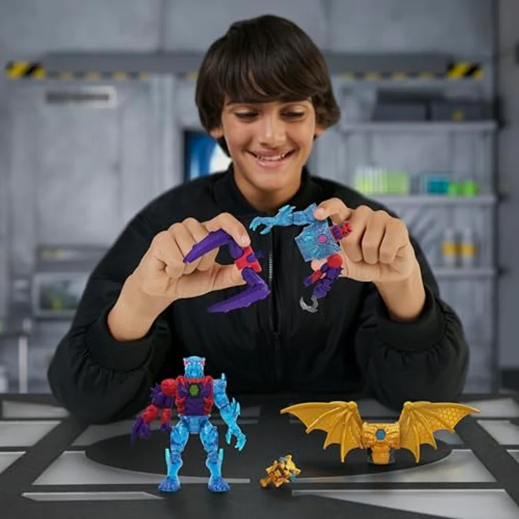 MRBEAST LAB 2er-Pack Figuren MS24904, Mix & Match, mehrfarbige Kunststofffiguren für kreatives Spiel ab 5 Jahren – Bild 4
