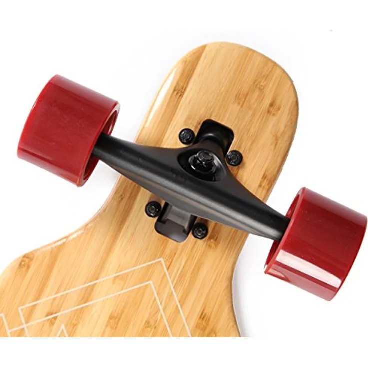 Apollo Longboard Bali Special Edition Komplettboard mit High Speed ABEC Kugellagern, Drop Through Freeride Skaten Cruiser Boards – Bild 4