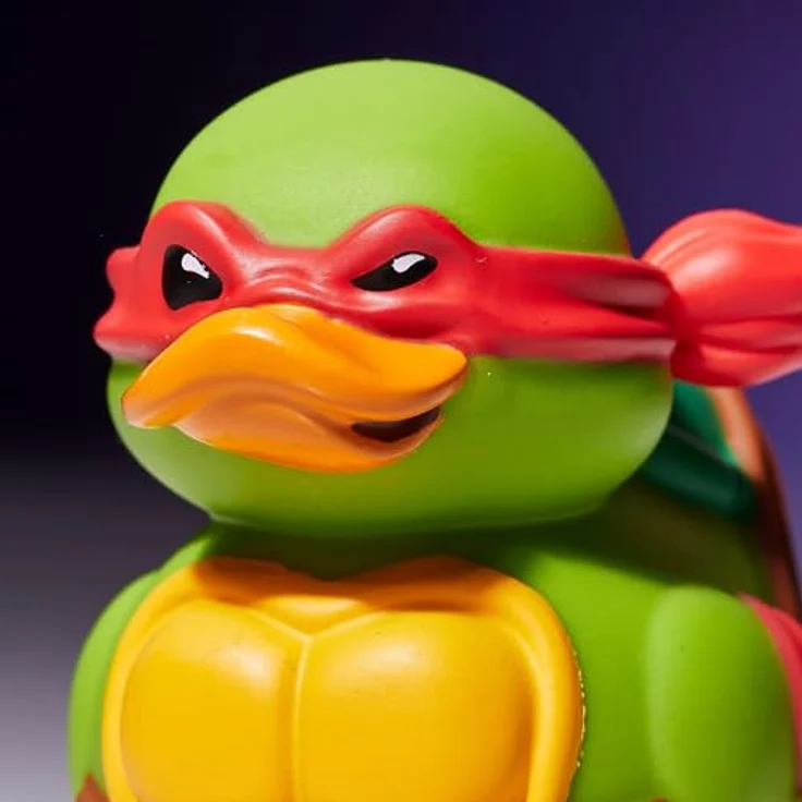 TUBBZ Mini Raphael Sammelfigur aus Vinylgummi, 5 cm groß, offiziell lizenziertes TMNT-Merchandise, rot – Bild 4