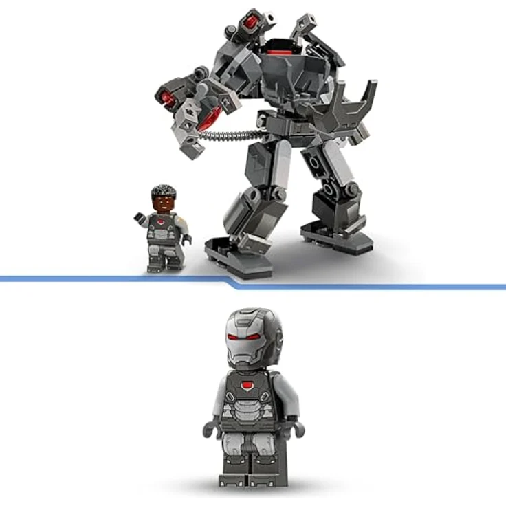 LEGO Marvel War Machine Mech, baubares Superhelden-Spielzeug mit 3 Shootern für Kinder, legendäre Actionfigur aus dem MCU, Geschenk für Jungs und Mädchen ab 6 Jahren 76277 – Bild 4
