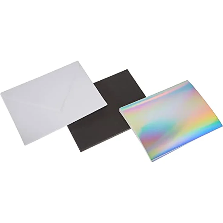 Cricut Joy™ Einlegekarten, Schwarz/Silber Holografisch – Bild 2