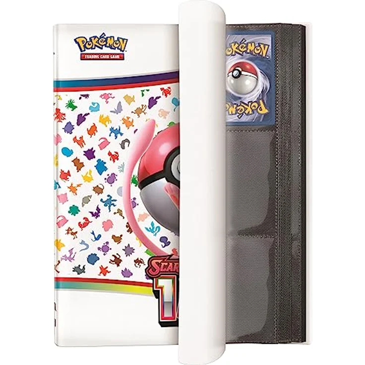 The Pokemon Company Pokémon TCG: Scharlachrot & Violett 151 - Sammelkarten-Binder mit 360 Kartenplätzen und 4 Boosterpacks – Bild 5
