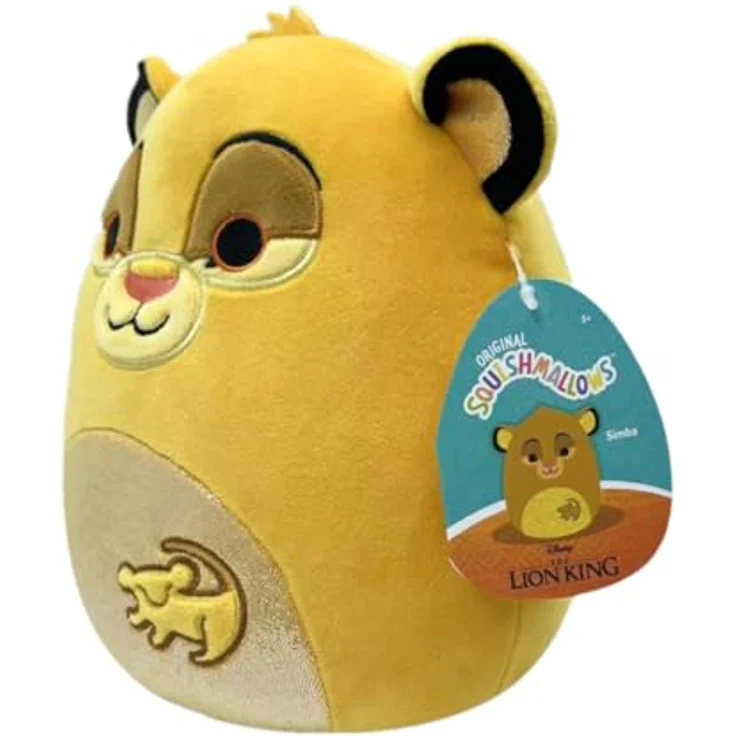 Squishmallows SQDI00548 - Simba 20 cm, offizielles Jazwares Plüsch, superweiches Kuscheltier, König der Löwen – Bild 2