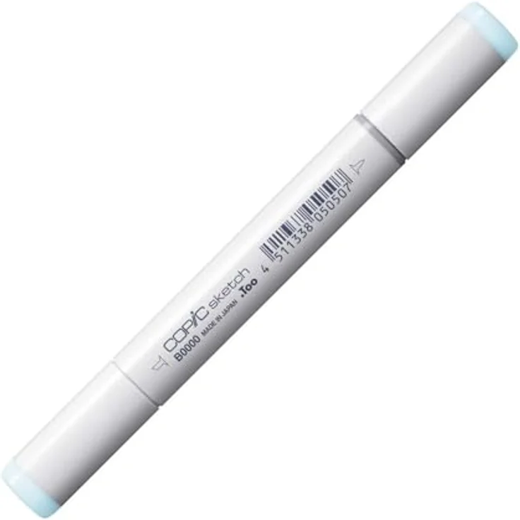 Copic COPIC Sketch Marker Typ B - 0000, Pale Celestine, professioneller Pinselmarker mit Super-Brush- und Medium-Broad-Spitze – Bild 2