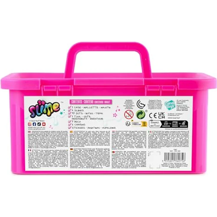 Canal Toys C Toys - So Slime SSC260, sensorischer Slime-Koffer Einhorn mit Spielzubehör und Transportmöglichkeiten – Bild 4
