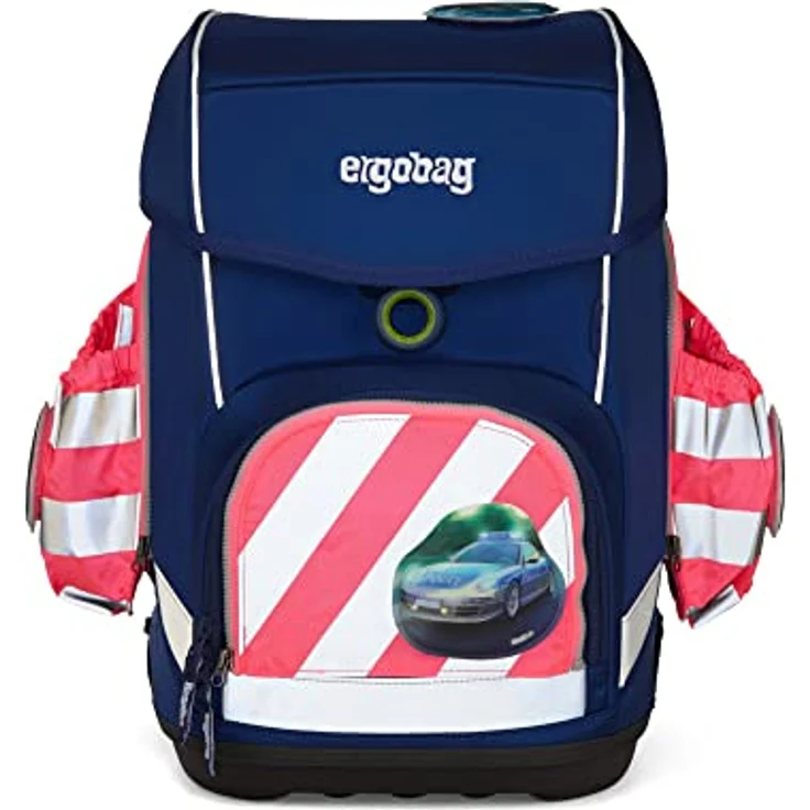 Ergobag Zip-Set mit Reflektorstreifen Pink Fluo Seitentaschen ERG-STR-002-511 – Bild 7