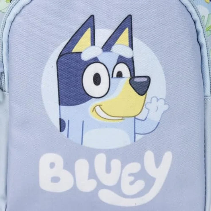 Bluey Kindergartentasche, Kinderrucksack Schultertasche, blau, aus robustem Polyester, verstellbare Riemen, handliche Größe 13x23x7 cm – Bild 4