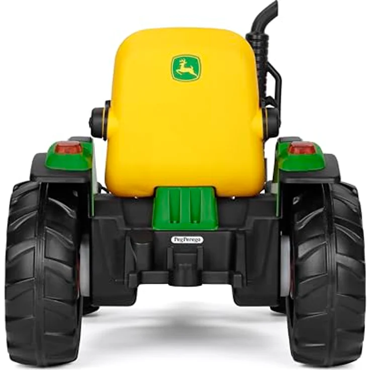 Peg Perego John Deere Ground Force RC Traktor mit Anhänger und Fernbedienung 12V für Kinder ab 1+ Modell 2025, Kindertraktor mit 2 Antriebsmotoren und FM Radio, grün – Bild 3