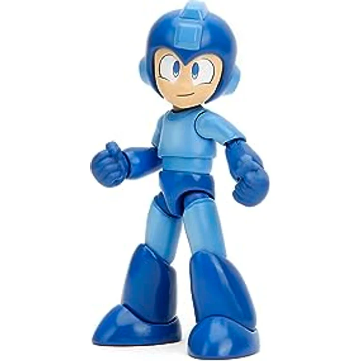 JADA Mega Man Sammelfigur, 4,5 Zoll (11,5 cm), bewegliche Action Figur mit über 25 Gelenkpunkten – Bild 1