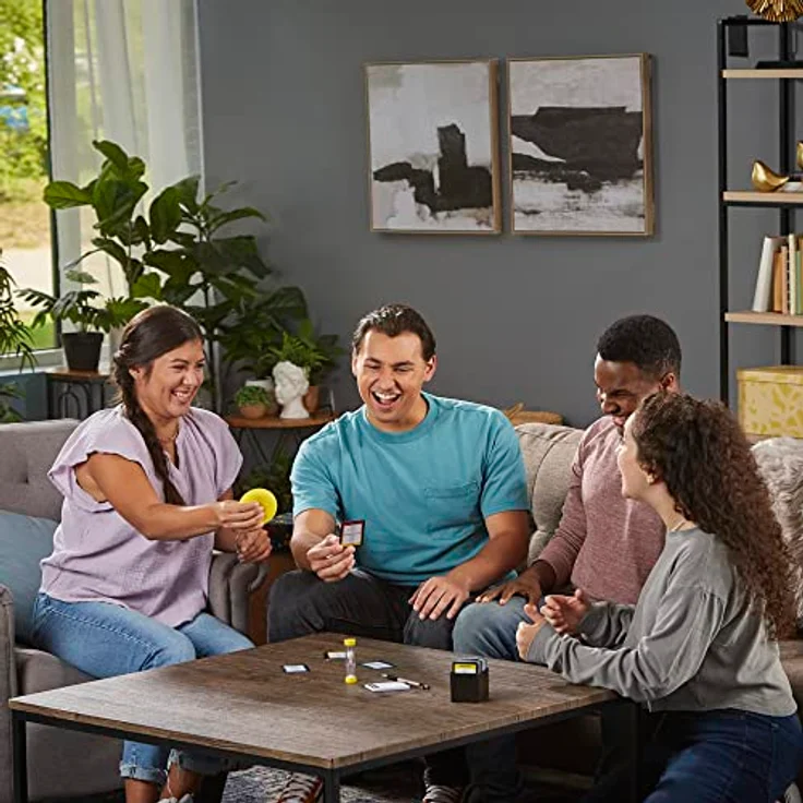 Hasbro Gaming Klassisches Tabu Spiel, Partyspiel, Wörterspiel für Erwachsene und Teenager, Ratespiel für 4 und mehr Spieler, ab 13 Jahren – Bild 5