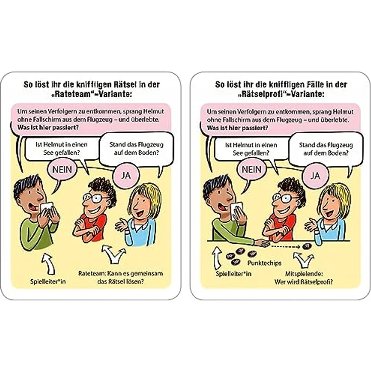 moses. Black Stories junior Unglaublich! - Rätselspiel für Kinder ab 8 Jahren, mit 50 verblüffend wahren Rätselfällen, Spielvariante und Punktechips. – Bild 2